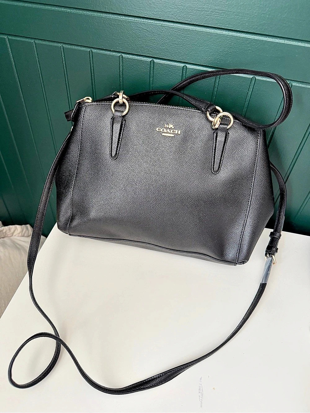 Coach Christie Carryall Black Satchel